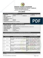 Syllabus Geometria