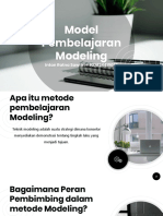 Model Pembelajaran Modeling