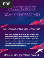 1-8OO-517-O618 - Reset Yahoo Email Password - Change My Yahoo Password