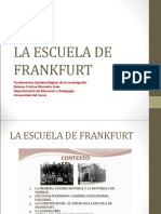 La Escuela de Frankfurt