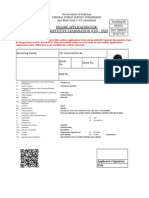 Competitive Examination (CSS) - 2020