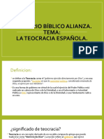 Seminario Bíblico Alianza Teocracia