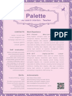 Fashion European Resume-WPS Office