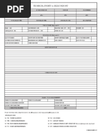 Technical Delay Report