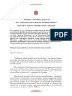 (2020) Oscar Ojea Cardenal Pironio - Centenario de Su Nacimiento