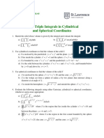 XIX - Triple Integrals in Cylindrical and Spherical Coordinates