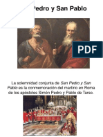 San Pedro y San Pablo, apóstoles testigos de Jesús