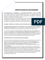 Garantias Constitucionales. 1.1 y 1. 2 Rosalva