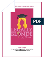 Legally Blonde Show Packet