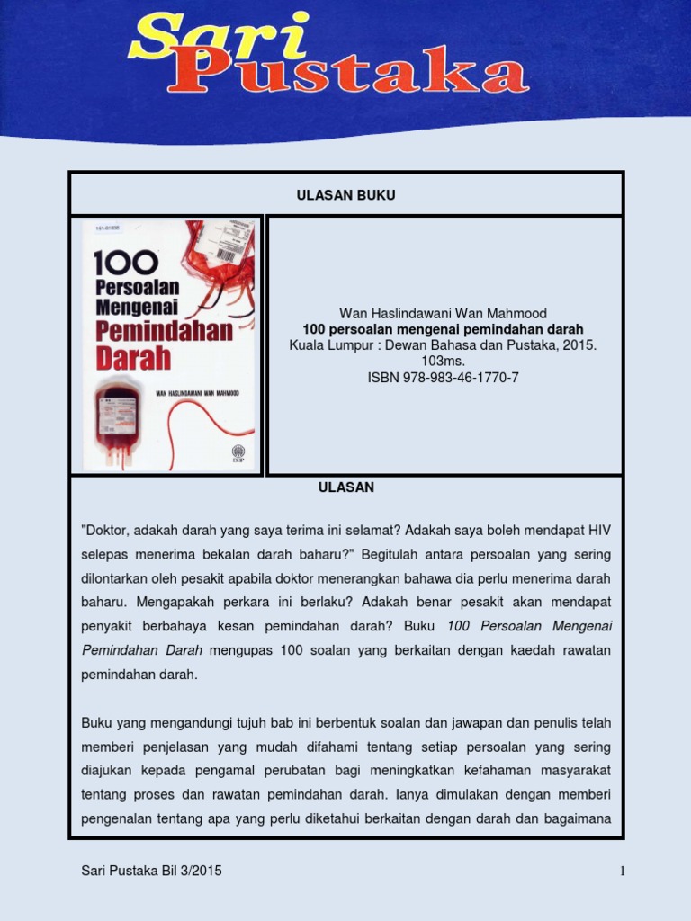 Sari Pustaka 3 2015 | PDF