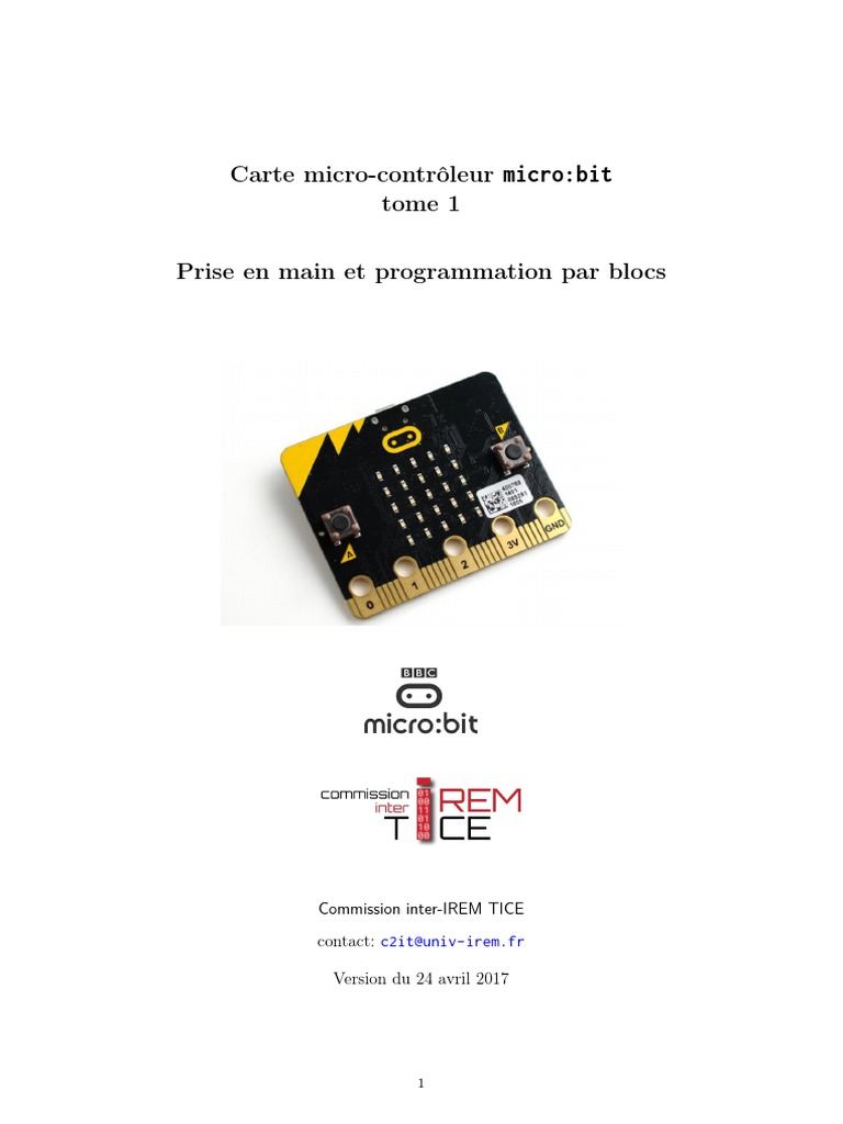 Guide de programmation micro:bit par blocs | PDF | Dé | Android ...