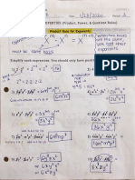 Exponent Properties Notes