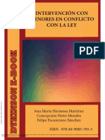 Intervención Con Menores en Conflicto Con La Ley - (INTERVENCIÓN CON MENORES EN CONFLICTO CON (... ) )