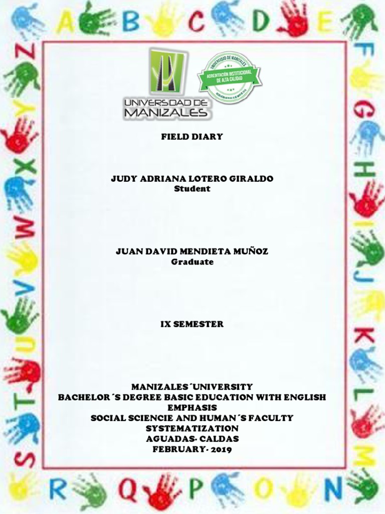 Field Diary PDF Classroom Management Teachers