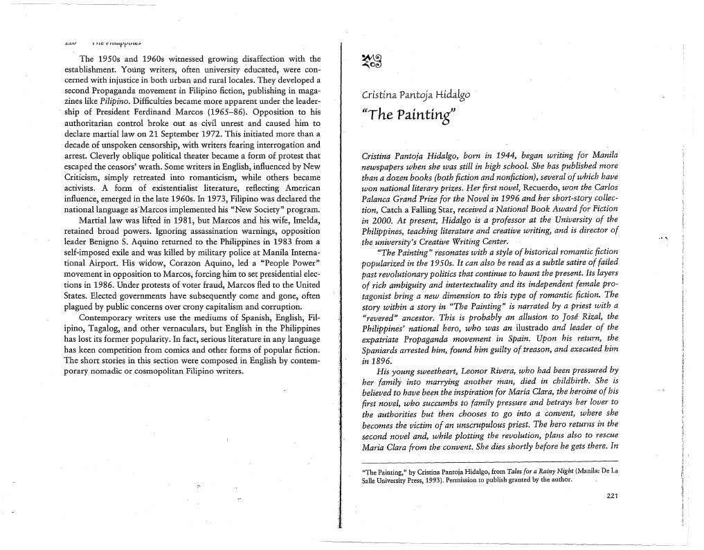 Cristina Pantoja Hidalgo's Literary Impact | PDF | General Fiction
