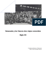 Venezuela y Los Vascos Dos Viejos Conocidos, Siglo XX