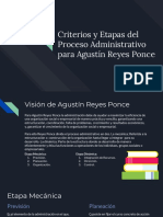 Criterios y Etapas Del Proceso Administrativo