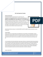 ACL Non-Operative Protokol