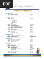 99th LNU FOUNDING ANNIVERSARY_Schedule of Activities