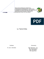 Teoria Critica Informe 