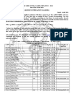 AIIMS - MBBS - 2016 - Results - 1st Counselling - RANK - WISE