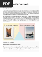 A Travel App UX Case Study