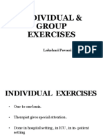 Individual & Group Exercises