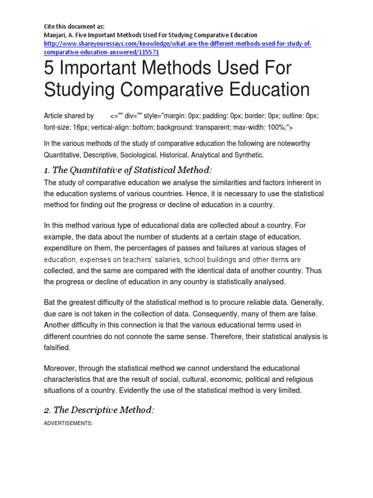 five-important-methods-for-studying-comparative-education-pdf