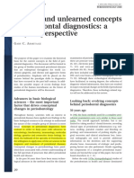 02. Learned and unlearned concepts in periodontal diagnostic