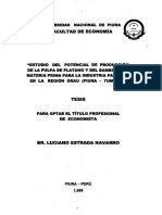 Estudio del potencial de producción de pulpa de plátano y bambú para la industria papelera en Piura-Tumbes