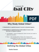 City Buildings Silhouettes and Colors PowerPoint Templates Widescreen