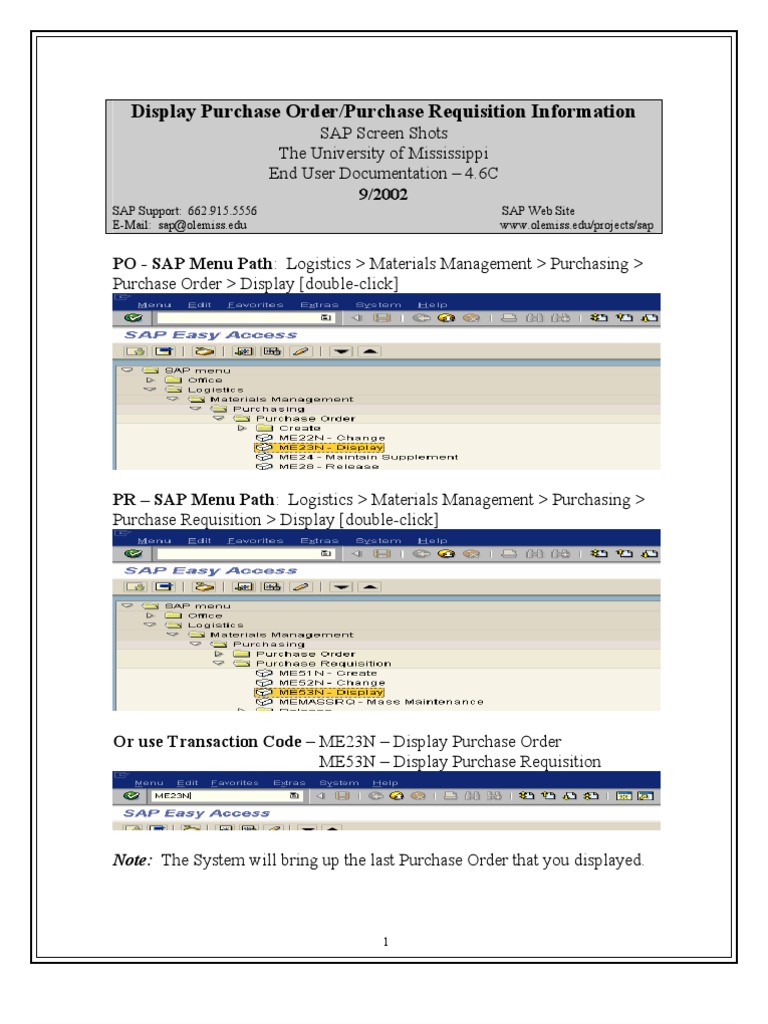 MM Display p0 PR Information 9 02 | PDF | Receipt | Accounts Payable