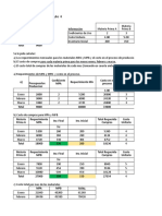 Hoja de trabajo 4 - Capitulo 4: Presupuesto, costos de producción y MOD