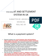 Payment and Settlement System in Uk