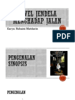 Presentation Novel Jendela Menghadap Jalan