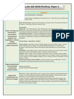 CE - ESE18 - Prelims Syllabus