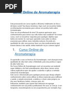 Aromaterapia curso online
