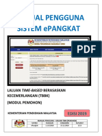 MANUAL PENGGUNA SISTEM ePANGKAT (Modul Pemohon) PDF