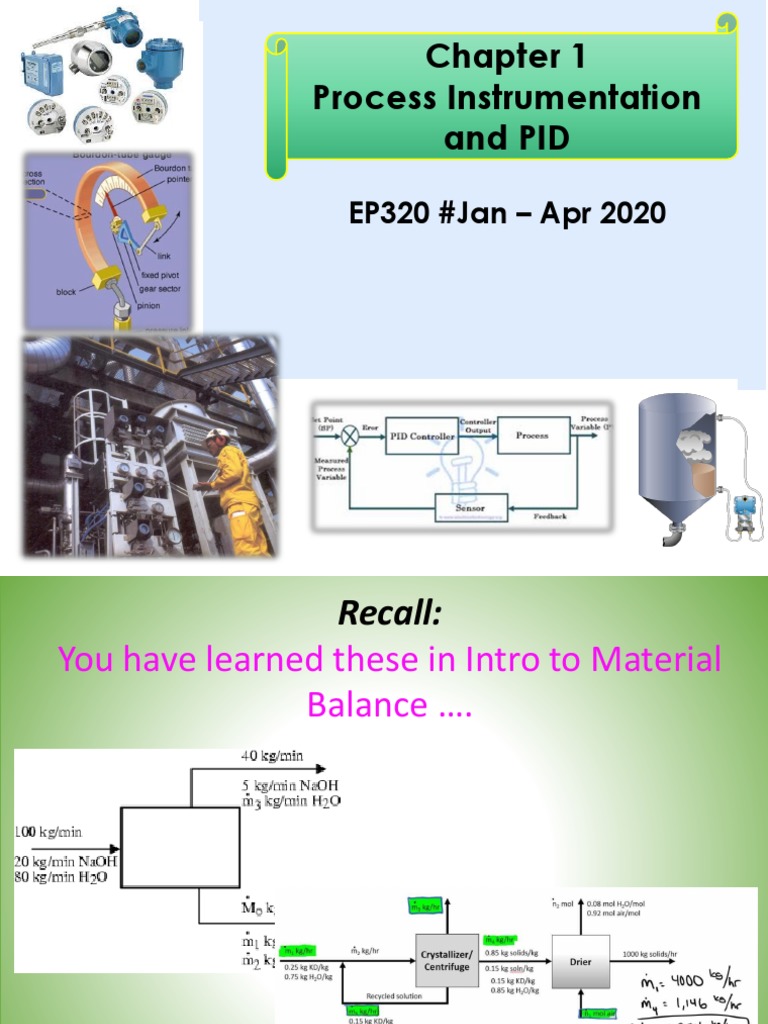 Chap 1a - Instrumentation and PID Diagram | PDF | Pressure Measurement ...