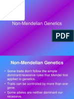 Non-Mendelian Genetics 1