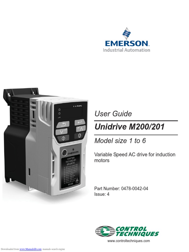 Unidrive m200 PDF | PDF | Electromagnetic Compatibility | Recycling