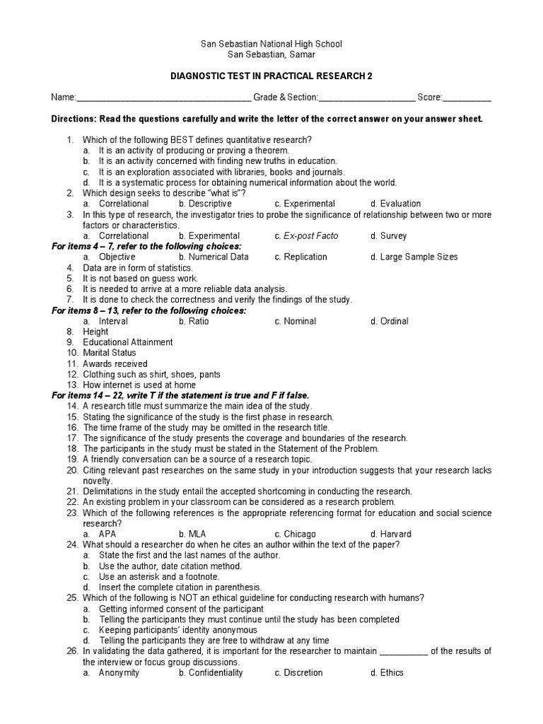 WHAT IS DIAGNOSTIC TEST IN RESEARCH METHODOLOGY visual data 6