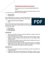 OTPR - Department User Manual PDF