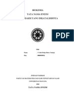 Tata Nama Enzim Dan Reaksi Yg Dikatalisisnya PDF