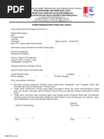 FORM SURAT PENGANTAR PKL D3 MI 2019