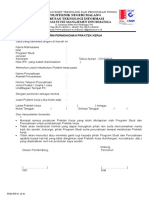 Form Surat Pengantar PKL D3 Mi 2019