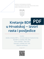 HGK - Kretanje BDP-a u HR - izvori rasta i posljedice