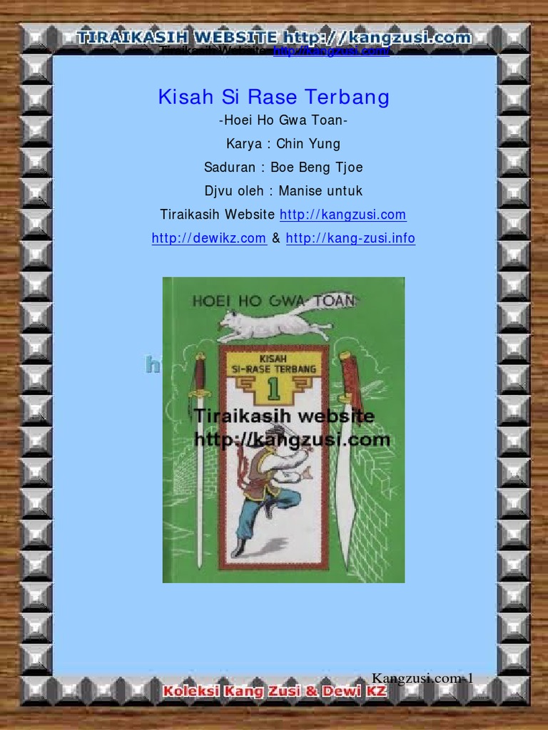 Kisah Si Rase Terbang Lanjutan Si Rase Hitam Chin Yung Pdf