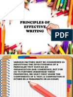 Lesson 6 Principles of Effective Writing