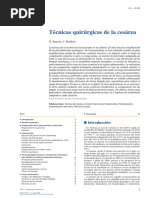Técnica de Incisión Joel Cohen en Cesárea | PDF | Abdomen | Músculo